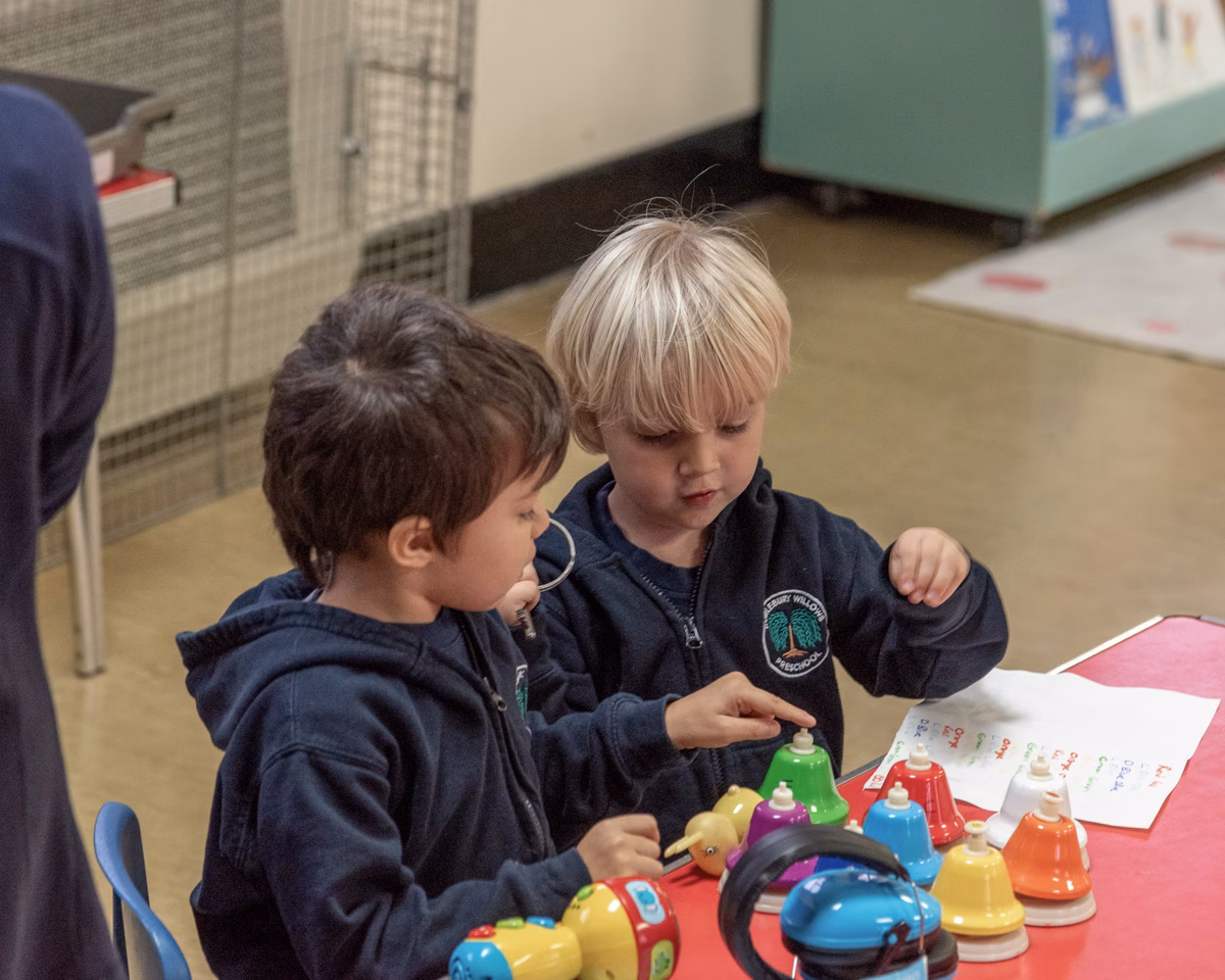 Children learning at Worlebury Willows
